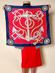 Foulard in seta fantasia marinière “Leslie Fay”