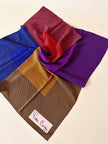 Foulard in seta multicolor “Pierre Cardin”