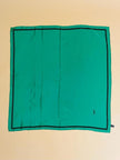 Foulard in seta verde smeraldo 