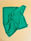 Foulard in seta verde smeraldo 