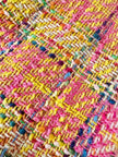 Blazer in tweed multicolor rosa “Yves Saint Laurent”