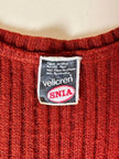 Gilet corto color tabacco in filato Velicren Snia