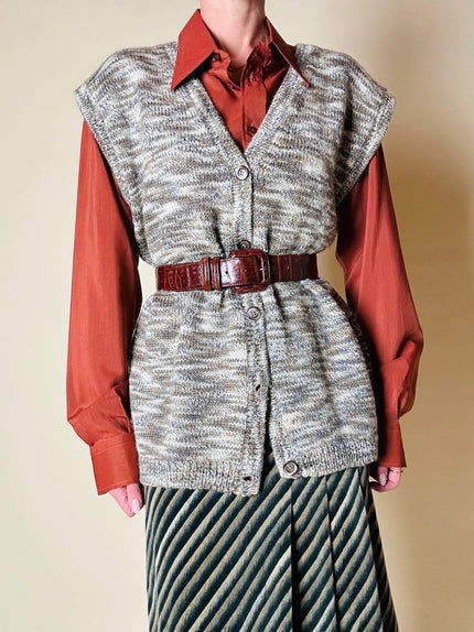 Gilet abbottonato in lana mélange “Missoni”