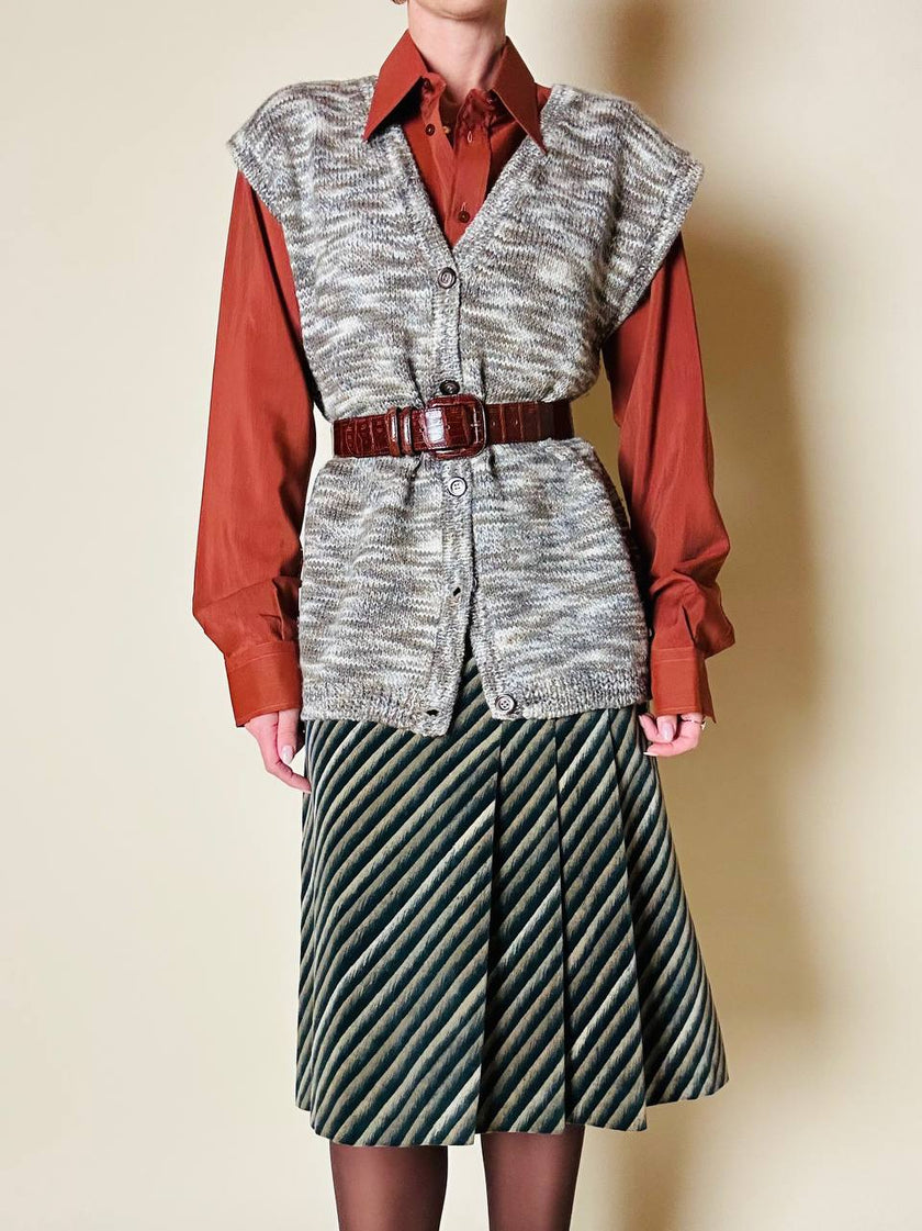 Gilet abbottonato in lana mélange “Missoni”