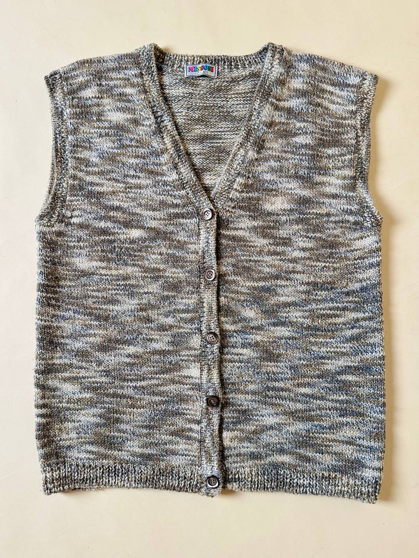 Gilet abbottonato in lana mélange “Missoni”