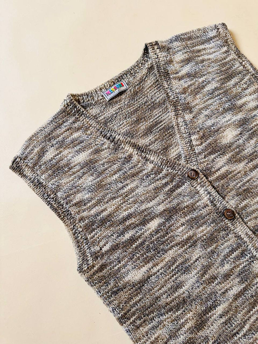 Gilet abbottonato in lana mélange “Missoni”