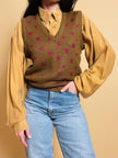 Gilet in misto lana color tabacco “Ungaro Ter Paris”