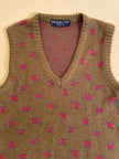 Gilet in misto lana color tabacco “Ungaro Ter Paris”
