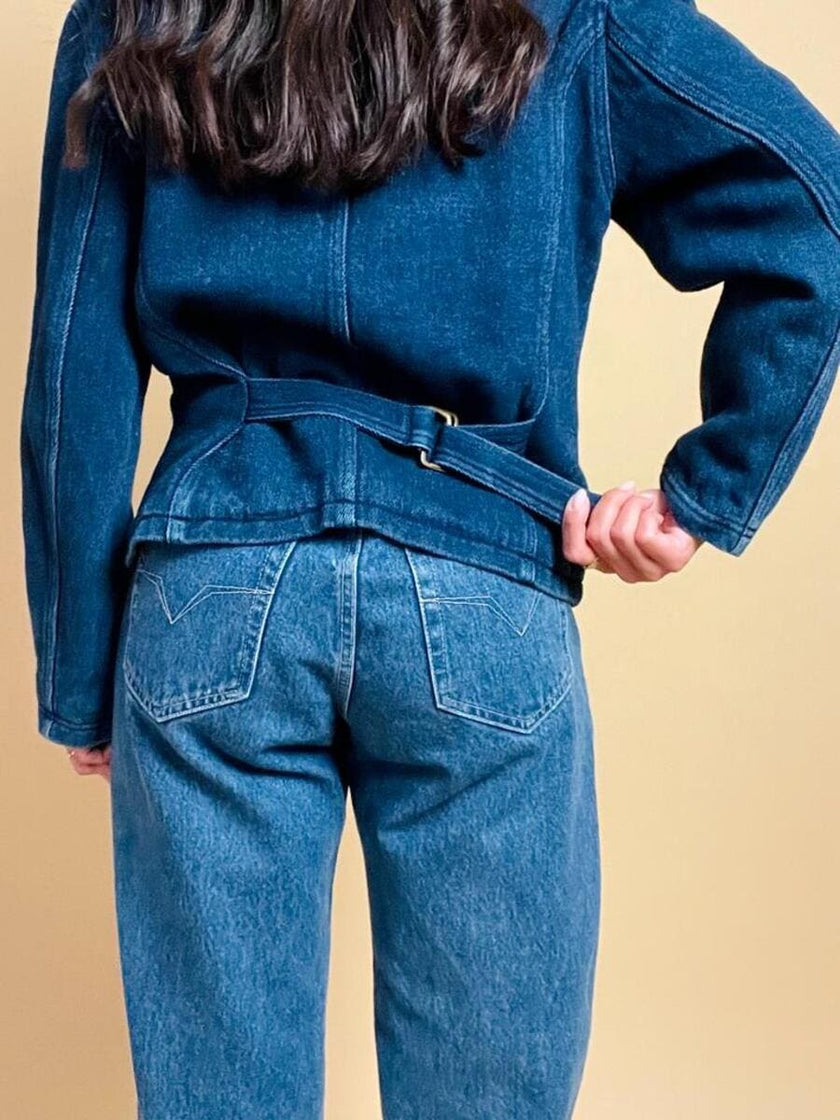 Giubbotto in tela jeans 