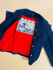 Giubbotto in tela jeans 