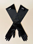 Guanti lunghi in PVC nero “MSGM”