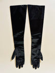 Guanti lunghi in PVC nero “MSGM”