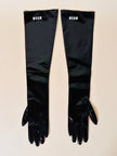 Guanti lunghi in PVC nero “MSGM”