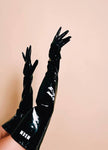 Guanti lunghi in PVC nero “MSGM”