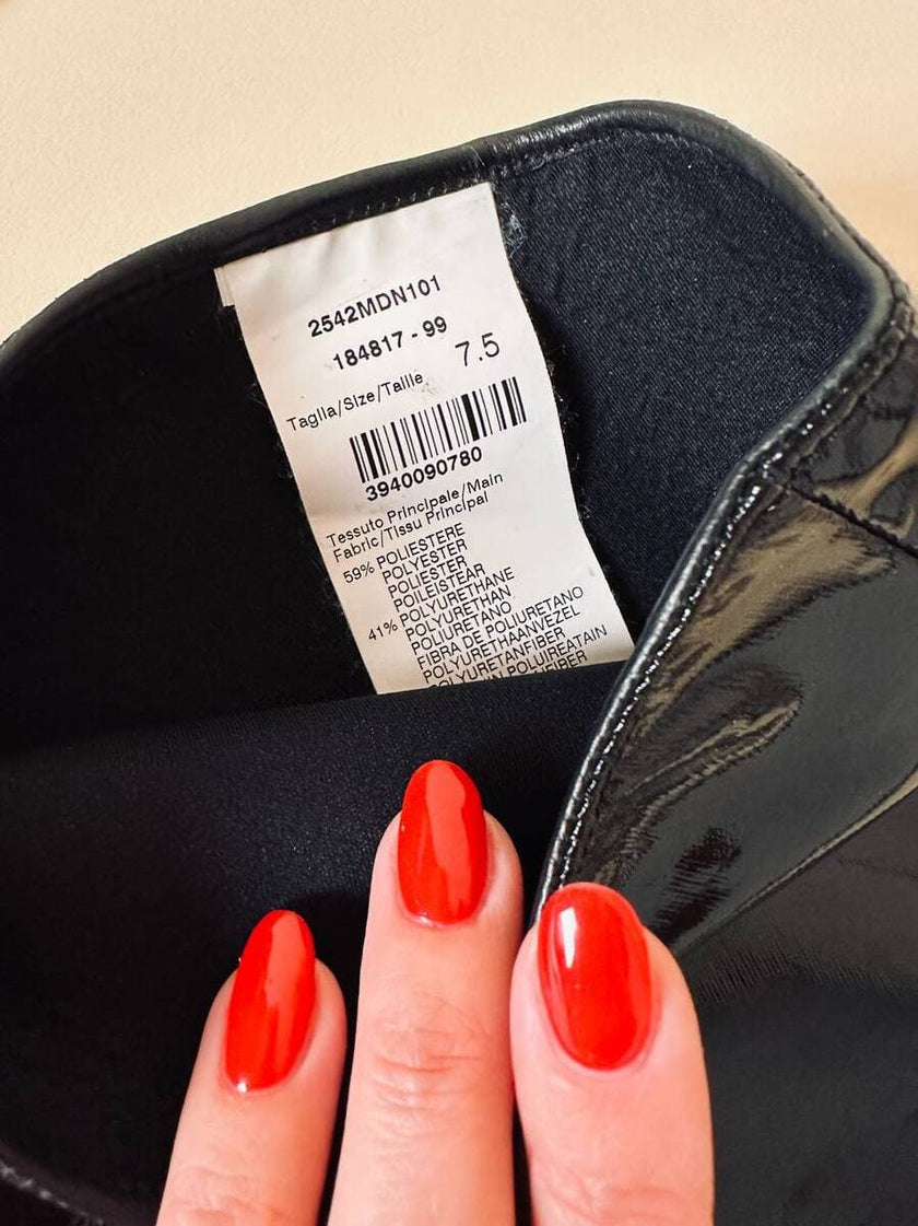 Guanti lunghi in PVC nero “MSGM”