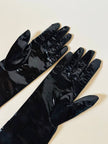 Guanti lunghi in PVC nero “MSGM”