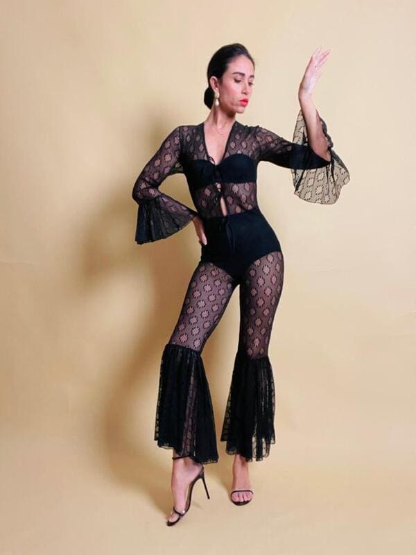 Lace jumpsuit