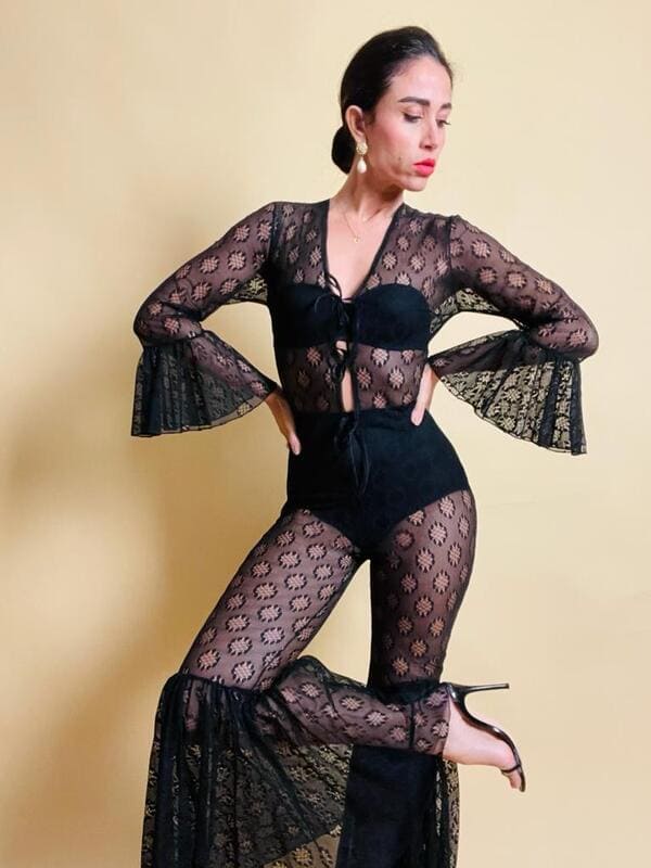 Lace jumpsuit