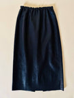Longuette nera in nappa stretch “Stouls Paris”