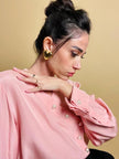 Maxi clip a cuore oro