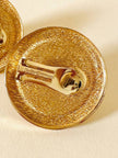Maxi clip dorate con perle cabochon “Christian Dior”
