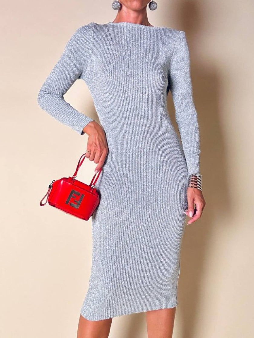 Mini bag in vernice arancione con logo in specchio argento “Fendi”