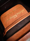 Mini bag in pelle stampa Tejus con manico a bracciale “Salvatore Ferragamo”