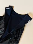 Mini dress in PVC nero “Fendissime”