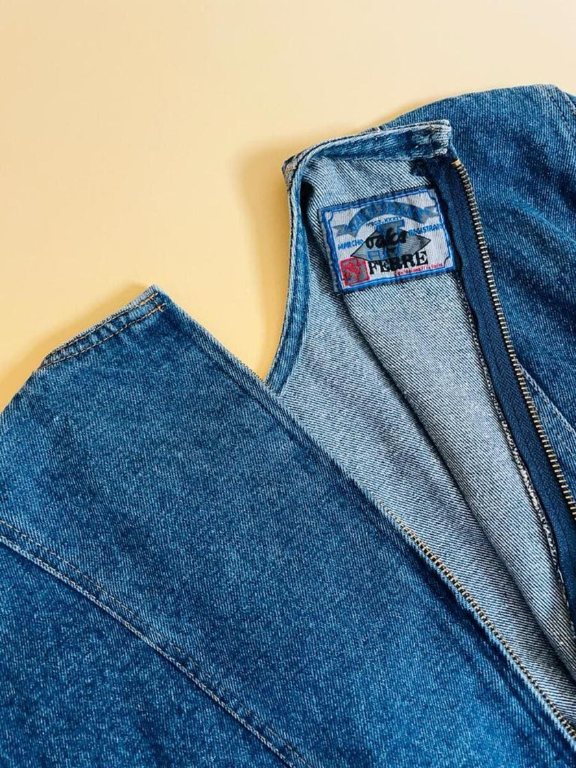 Mini dress in tela jeans 