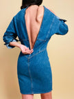 Mini dress in tela jeans 