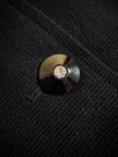 Mini-robe noire avec boutons bijoux « Yves Saint Laurent »