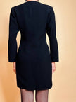 Mini-robe noire avec boutons bijoux « Yves Saint Laurent »