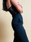 Pantalone a sigaretta nero Jil Sander