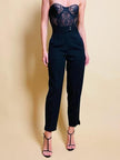 Pantalone a sigaretta nero Jil Sander
