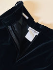 Pantalone in velluto nero 