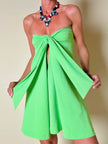 Abito pareo verde fluorescente “Yves Saint Laurent”
