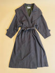 Maxi trench verde militare “Valentino raincoat”