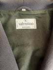 Maxi trench verde militare “Valentino raincoat”
