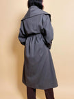 Maxi trench verde militare “Valentino raincoat”