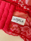 Reggiseno in pizzo rosso geranio “La Perla”