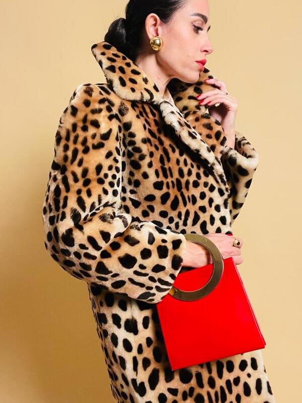 Schearling chic fantasia leopardo