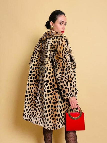 Schearling chic fantasia leopardo