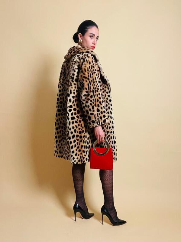 Schearling chic fantasia leopardo