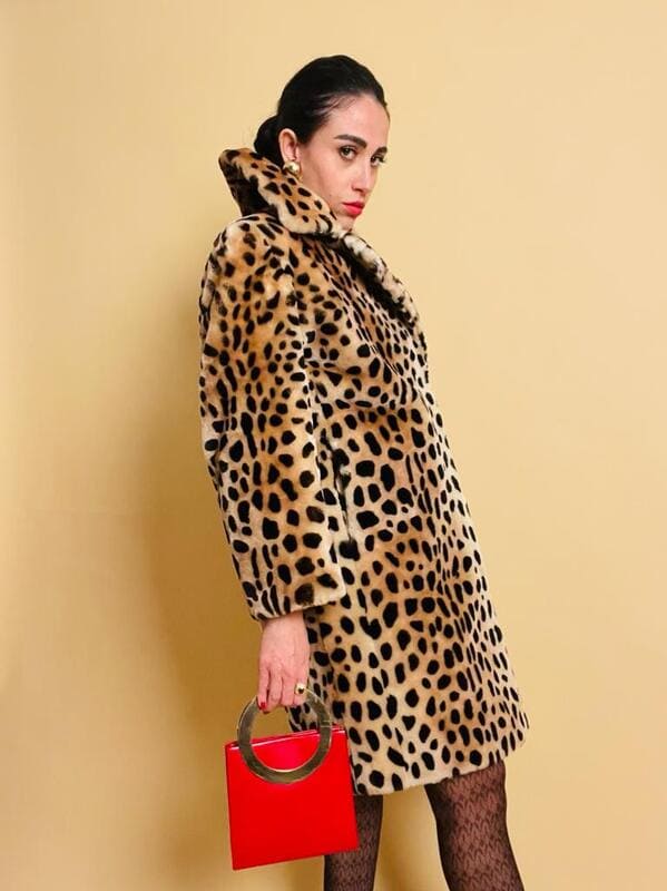 Schearling chic fantasia leopardo