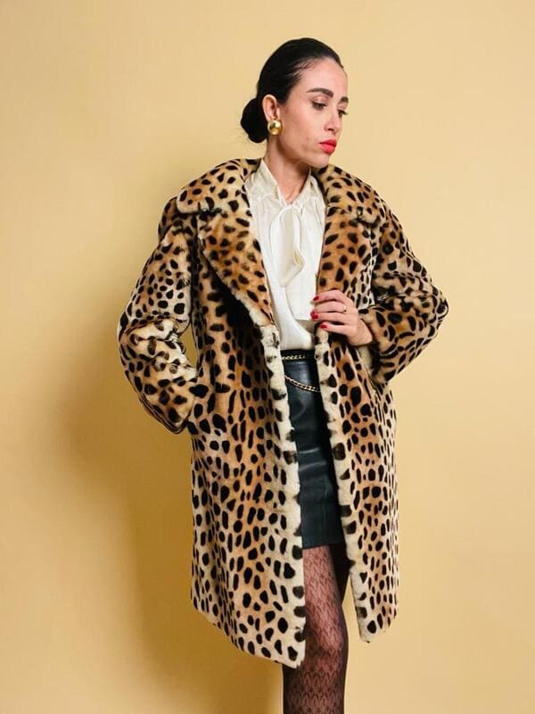 Schearling chic fantasia leopardo