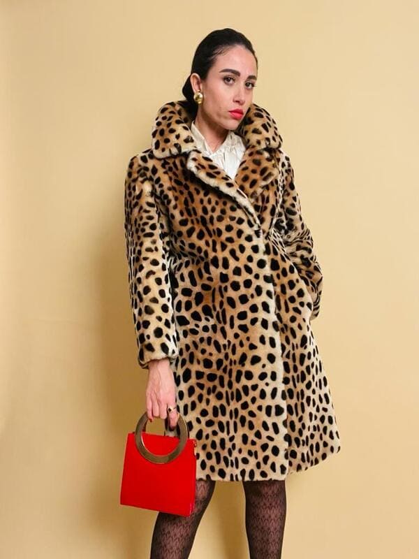 Schearling chic fantasia leopardo