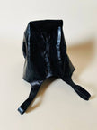 Shopping bag in vernice nera