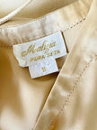 Slip dress in seta champagne by Malizia