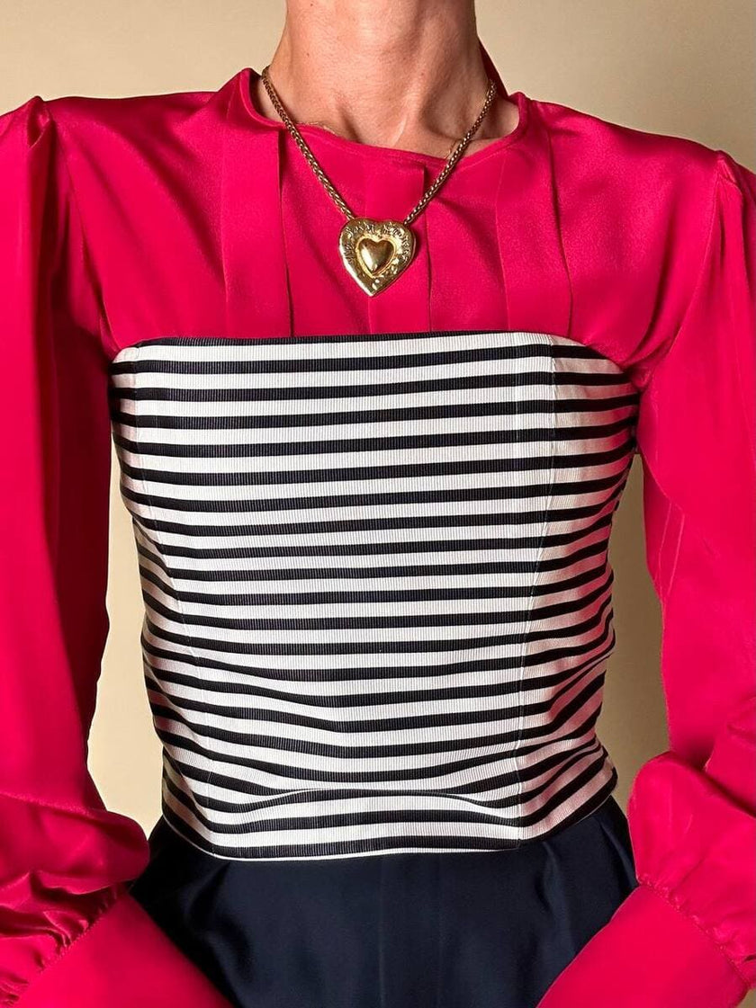 Spilla/Ciondolo a forma di cuore “Yves Saint Laurent”