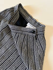 Tailleur a righe bianche e nere “Yves Saint Laurent”